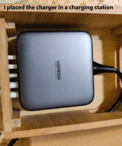 UGREEN 200W USB C Charger, Nexode 6 Ports GaN Desktop Charger, Charging Station Compatible with MacBook Pro/Air M1 M2, iPad Pro/Air, iPhone 15 Pro Max/14, Galaxy S23 Ultra, Steam Deck, Dell XPS 65 716p0cUotSL