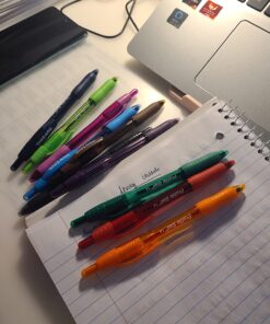 Paper Mate Profile Retractable Ballpoint Pens, Bold (1.4mm), Assorted Colors, 12 Count 34 716p3Zzs6rL