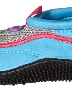 TECS Aquasock Barefoot Quick Dry Water Sports Shoe for Women Beach Walking Swim Surf Yoga Exercise 5 Blue/Pink 15 716pDBqHgRL