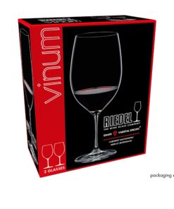 Riedel Vinum Cabernet/Merlot Wine Class, Set of 2, 610 milliliters Merlot 2 Count (Pack of 1) 10 716q8l4ETML