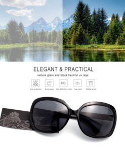LianSan Oversized Womens Sunglasses Polarized uv Protection Simple Sunglasses LSP301 Polarized Black 24 716ry6umdgL
