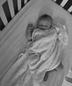 Ziggy Baby Muslin Baby Swaddle Blankets - 3 Pack - Gender Neutral for Boys and Girls - Chevron, Arrow, Cross, Grey/White (47x47) Grey-white 38 716s1d5LcSL