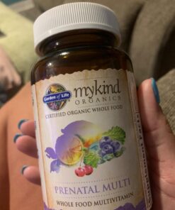 Women’s Prenatal Multivitamin with Vitamin D3, B6, B12, C & Iron, Folate for Energy & Healthy Fetal Development – Garden of Life Organics – Organic, Non-GMO, Gluten-Free, Vegan, 30 Day Supply 90 Count (Pack of 1) 23 716t8yIhStL