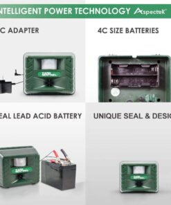 Alternative view of Yard Sentinel Outdoor Ultrasonic Animal Repeller with Motion Sensor, Adjustable Volume, Waterproof, Extension Cord, Powerful Repel for Squirrel, Raccoon, Skunk, Rabbit, Fox, Deer, Etc 1 Animal repellent