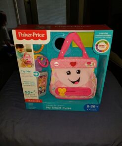 Fisher-Price Smart Purse Learning Toy with Lights Music and Smart Stages Educational Content for Babies and Toddlers, Pink 28 716u3IrmCYL