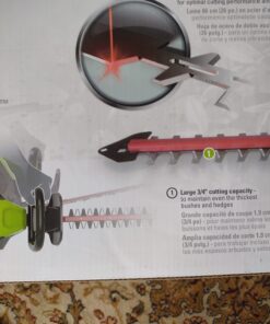 Greenworks Pro 80V 26" Cordless Hedge Trimmer, Tool Only, Battery Powered, Green 3/4" Cut (Tool Only) 30 716uYOvTxeL