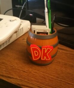 PDP Donkey Kong Barrel Game Card Storage - Nintendo 2DS 24 716vKbt2ZnL