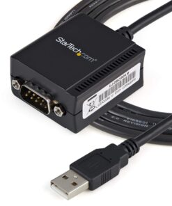 StarTech.com USB to Serial Adapter - 1 port - USB Powered - FTDI USB UART Chip - DB9 (9-pin) - USB to RS232 Adapter (ICUSB2321F) USB 2.0 8 716vgPnaXIL