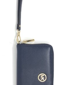 Michael Kors Fulton Large Flat Multi Function Leather Phone Case (Navy) 10 716vpwOoJnL