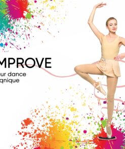 Ballet Turning Spin Board for Dance and Figure Skating. Portable Training Equipment for Dance. Make Your Turns, Pirouette and Balance Better. Cream with a bag 9 716w2 gY4L