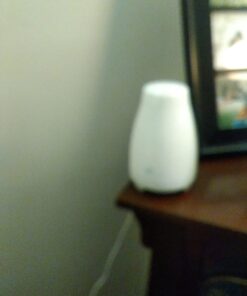 Diffuserlove Essential Oil Diffusers 200ML Remote Control Ultrasonic Mist Humidifiers BPA-Free Aromatherapy Diffuser with 7 Color Lights, Auto Shut-Off for Bedroom Office Kitchen White 48 716x i1uIDL