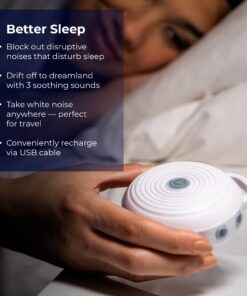 Yogasleep Rohm Portable White Noise Sound Machine, 3 Soothing Natural Sounds with Volume Control, Sleep Therapy For Adults, Kids & Baby, Noise Cancelling for Office Privacy & Meditation, Registry Gift 1-Pack Rohm 19 716xu8IwIHL