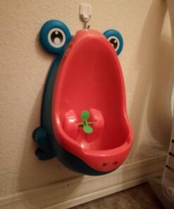 Soraco Frog Potty Training Urinal for Toddler Boys Toilet with Aiming Target (Blue) Blue 22 716yQxLG4eL