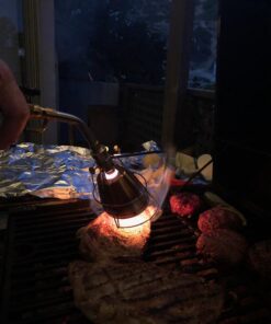 Booker & Dax Torch Attachment, Pro Grade, Chef Certified, Handheld Broiler, Perfect for Sous Vide Searing & Melting, for Use in Restaurants, BBQs, Home Kitchen & Camping 29 716ySgM PyL