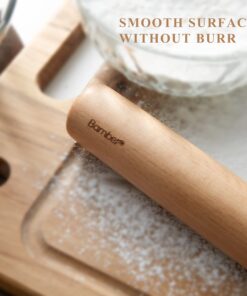 Bamber Wood Rolling Pin, 11 Inch by 1-1/5 Inch Stardard Version 11*1.2 Inch 16 716ycfRJF4S 1