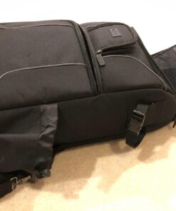 USA Gear DSLR Camera Backpack Case - 15.6 inch Laptop Compartment, Padded Custom Dividers, Tripod Holder, Rain Cover, Long-Lasting Durability and Storage Pockets - Compatible with Many DSLRs (Black) Black 47 716zBjDhOtL