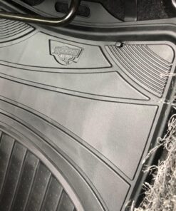 Armor All® 4-Piece Rubber Floor Mats, All-Weather Protection, Universal, Trim to Fit Front, Back, Full Coverage Custom Fit Mats for Cars, Trucks, SUVs - (Black) 4-Piece Black Rubber Floor Mats 59 716zl3dxnkL