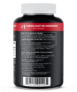Qunol CoQ10 100mg Softgels, Ultra CoQ10 100mg, 3x Better Absorption, Antioxidant for Heart Health & Energy Production, Coenzyme Q10 Vitamins and Supplements, 4 Month Supply, 120 Count 27 717 baoisML 3
