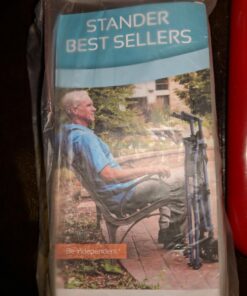 Stander Recliner Risers, Non-Slip Chair Lifters for Adults, Seniors, and Elderly, Low Profile Seat Raiser for Sitting and Standing Assistance, Compatible with Wooden Base Recliners, Set of 4 20 717 wif0KfL