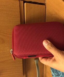 Drive Logic DL-64-RED Portable EVA Hard Drive Carrying Case Pouch, Red 37 7170himVjwL