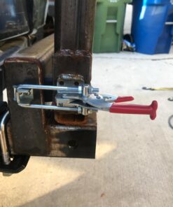 Heavy Duty Toggle Clamp Latch, COOLOGIN 2000lbs Large Capacity Adjustable Latch U Bolt Self-lock Toggle Latch for Tire Carrier,Trailer Latch,Lid Latch,Industrial EquiIpment, Boxcar and More(2 Pack) 11 7171HlrTQyL