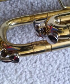 Mendini By Cecilio Bb Trumpet - Trumpets for Beginner or Advanced Student w/Case, Cloth, Oil, Gloves - Brass Musical Instruments For Kids & Adults Gold 35 7171RaEcdPL 2