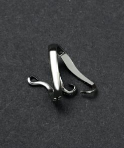 AZYOUNG 316L Stainless Steel Pirate Octopus Ring Tentacles Black S-shaped One Size Opening Ring 19 7171zfTKx4L