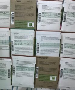 12 Culinary Herb Seeds Assortment - Non-GMO Herb Garden Starter Set - Grow Cooking Herbs: Parsley, Thyme, Cilantro, Basil, Dill, Oregano, Sage & More 43 717280bEgSL 3