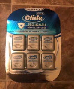 Oral-B Glide Pro-Health Dental Floss, Deep Clean, Mint, 40m, Pack of 6 50 7172YzGwNOL