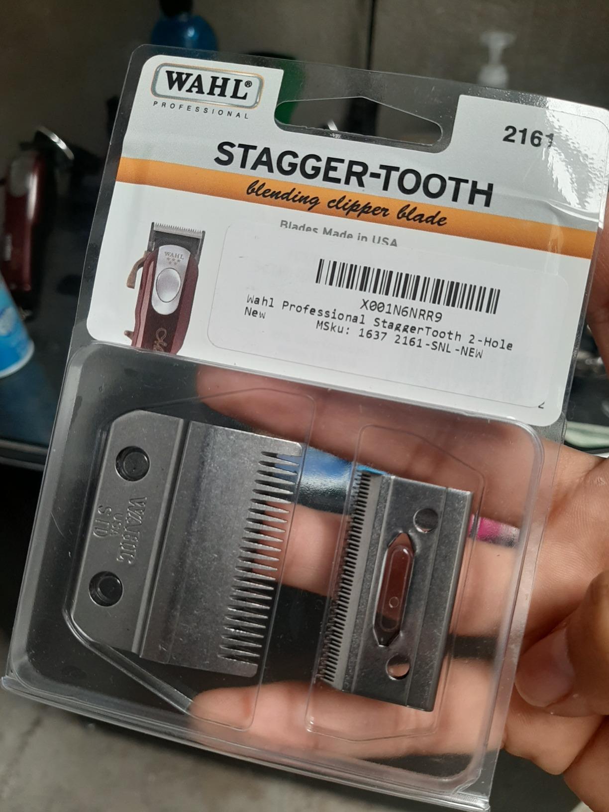 Wahl Professional 2-Hole Stagger-Tooth Clipper Blade for the 5 Star Series Cordless Magic Clip, for Professional Barbers and Stylists Item – 2161 15 Wahl Professional 2-Hole Stagger-Tooth Clipper Blade for the 5 Star Series Cordless Magic Clip, for Professional Barbers and Stylists Item – 2161 - Image 15