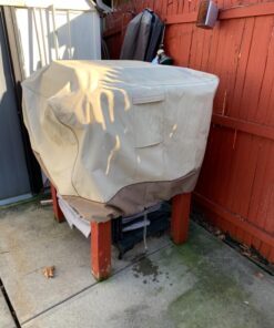 Classic Accessories Veranda Water-Resistant 25.5 Inch Stackable Patio Chair Cover, Pebble 36 7173RRf xKL