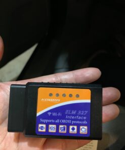 OBD2 Scanner & WIFI Car Code Reader – Clears Check Engine Light Instantly – Diagnose 3000 Car Codes - Wireless Car Diagnostic Scanner – Auto Scanner For 1996+ Vehicles (iOS & Android Devices Only) (1) 49 7173ZYplaIL