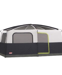 Alternative view of Coleman Prairie Breeze Lighted Cabin Tent, 9-Person , 84″ H x 120″ W x 168″ D.