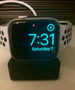 Orzly Charging & Display Stand Designed for ALL series of Apple Watch SE & ALL screen sizes CompactStand BLACK 56 7174cLiY6uL