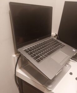 LORYERGO Laptop Stand, Ergonomic Computer Stand Laptop Riser for Desk, Laptop Stand Desk Holder Compatible with Most 10-15.6” Laptops, Silver A-Silver 38 7174l5HWCL