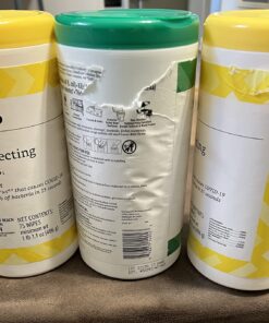 Amazon Basics Disinfecting Wipes, Lemon & Fresh Scent, Sanitizes, Cleans, Disinfects & Deodorizes, 255 Count (3 Packs of 85) (Previously Solimo) (Packaging May Vary) 85 Count (Pack of 3) 3 Pack--2 Lemon, 1 Fresh 36 7174tNx3gL