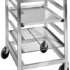 Channel Manufacturing BPRE-6/P 7 Pan End Load Half Height Prep Top Sheet / Bun Pan Rack - Assembled