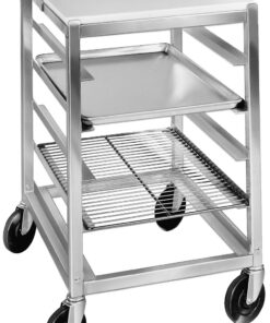 Channel Manufacturing BPRE-6/P 7 Pan End Load Half Height Prep Top Sheet / Bun Pan Rack - Assembled
