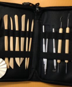 Sculpt Pro Pottery Tool Starter Kit - 15-Piece 26-Tool Beginner's Clay Ceramics Modeling Carving Sculpting Set -Arts and Crafts School Project, w Carrying Case, Birthday Gift for Kids 1 48 7176vTQoeNL