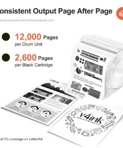 v4ink Compatible Toner Cartridge and Drum Unit Replacement for Brother TN450 TN420 DR420 use with HL-2270dw HL-2280dw HL-2230 HL-2240d MFC-7240 MFC-7360n MFC-7860dw 4 Packs (1 Drum 3 Toner) (Black) 11 71774iOPdcL