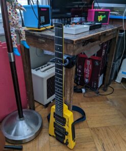 D'Addario Accessories Guitar Dock - Adjustable Clamp Guitar Neck Rest - Fits to Any Flat Surface with Edge - Rotates for Multiple Angles 20 717877xQW4L