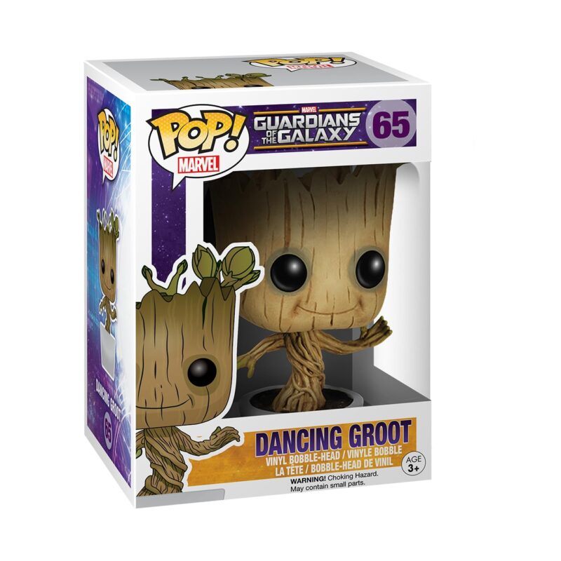 Catalog 7 Funko Marvel: Dancing Groot Bobble Action Figure Multicolor