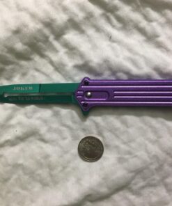 Purple and Green Joker Tac Force Fantasy Assisted Opening Folding Knife (Joker: Why so Serious) 36 71794vW90IL