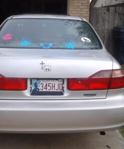 SoCoolDesign Howling Wolf Moon Car Window Vinyl Decal Sticker 5" Wide (White) 7 717Ar20b4hL