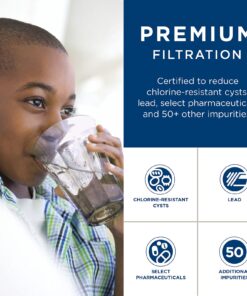 Alternative view of GE MWF Refrigerator Water Filter | Certified to Reduce Lead, Sulfur, and 50+ Other Impurities | Replace Every 6 Months for Best Results | Pack of 1