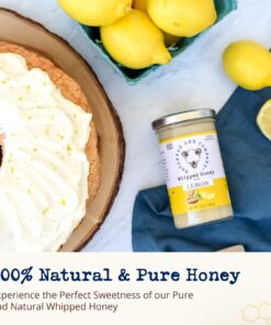 Whipped Honey Gift Set by Savannah Bee - Creamy, Smooth, Spreadable and absolutely Delicious - 100% Natural and Pure Honey - 12 Oz (Original & Lemon) Original & Lemon 13 717CAsyJMOL