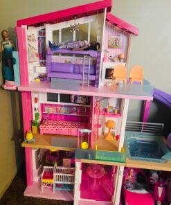 Barbie Dreamhouse Dollhouse with Pool, Slide and Elevator Standard Elevator 94 717CRMHjRL