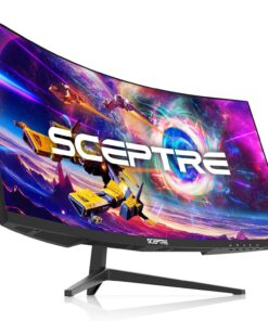 Alternative view of Sceptre 30-inch Curved Gaming Monitor 21:9 2560x1080 Ultra Wide/ Slim HDMI DisplayPort up to 200Hz Build-in Speakers, Metal Black (C305B-200UN1)