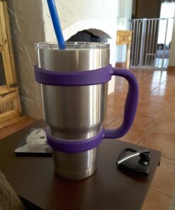 F-32 Handle - 19 COLORS - 30oz Size - Compatible with 30 oz YETI and 30 oz. OZARK TRAIL Tumbler Travel Mug (30OZ, SEAFOAM GREEN) 30ozSeafoam Green / Groovy Green 30.0 ounces 33 717DO31VXjL