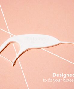 Platypus Orthodontic Flossers for Braces – Unique Structure Fits Under Arch Wire, Floss Entire Mouth in Less Than Two Minutes, Increases Flossing Compliance Over 84% - 30 Count Bag (Pack of 2) Unflavored 30 Count (Pack of 2) 15 717DlHoSuL